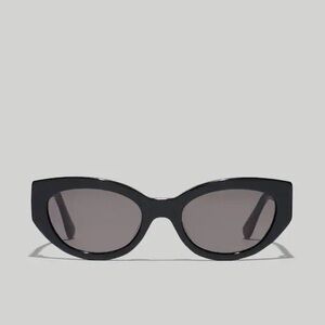 Madewell Demmera Sunglasses in Black Coal